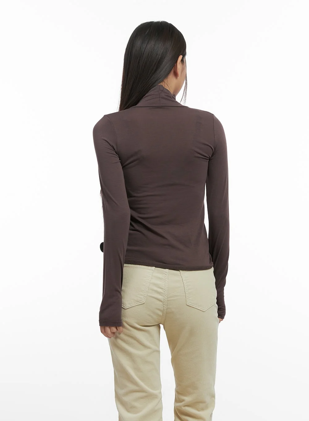 Turtleneck Warmer Crop Top CN08 - Image 28