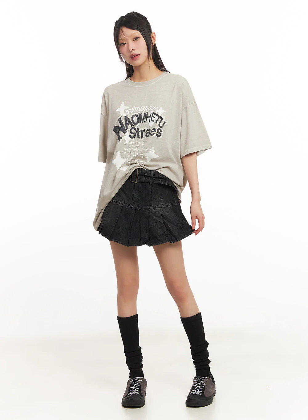 Urban Faux-Leather Sneakers IY502 - Image 5