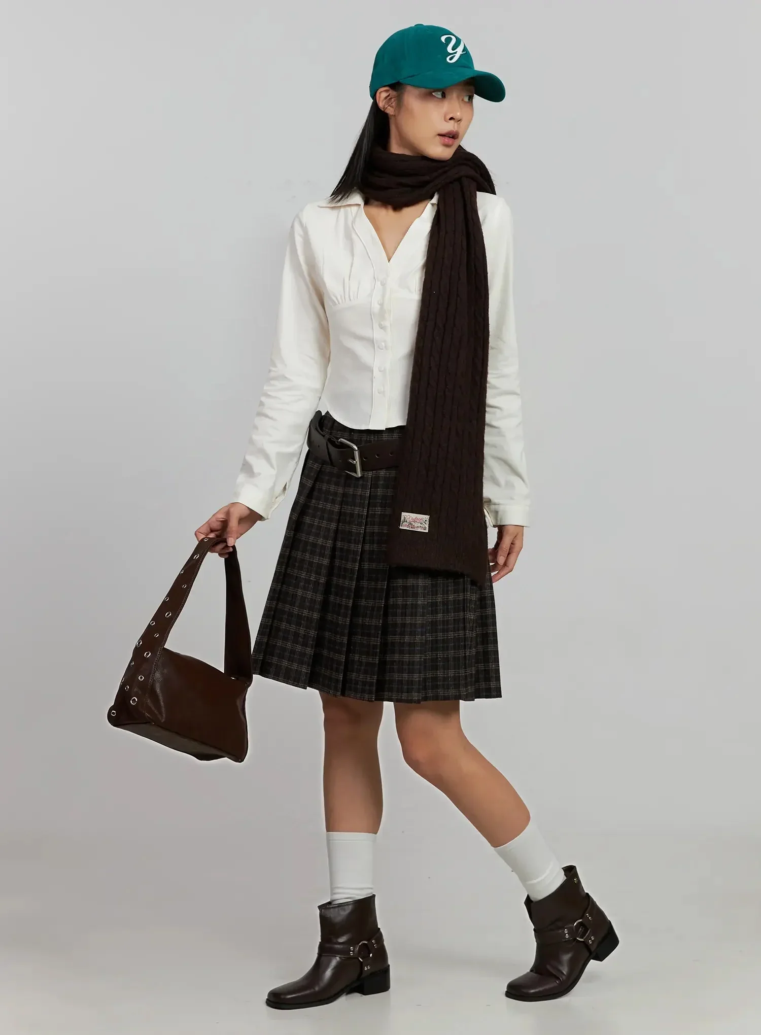 Vegan Leather Bold Belt IJ502 - Image 4