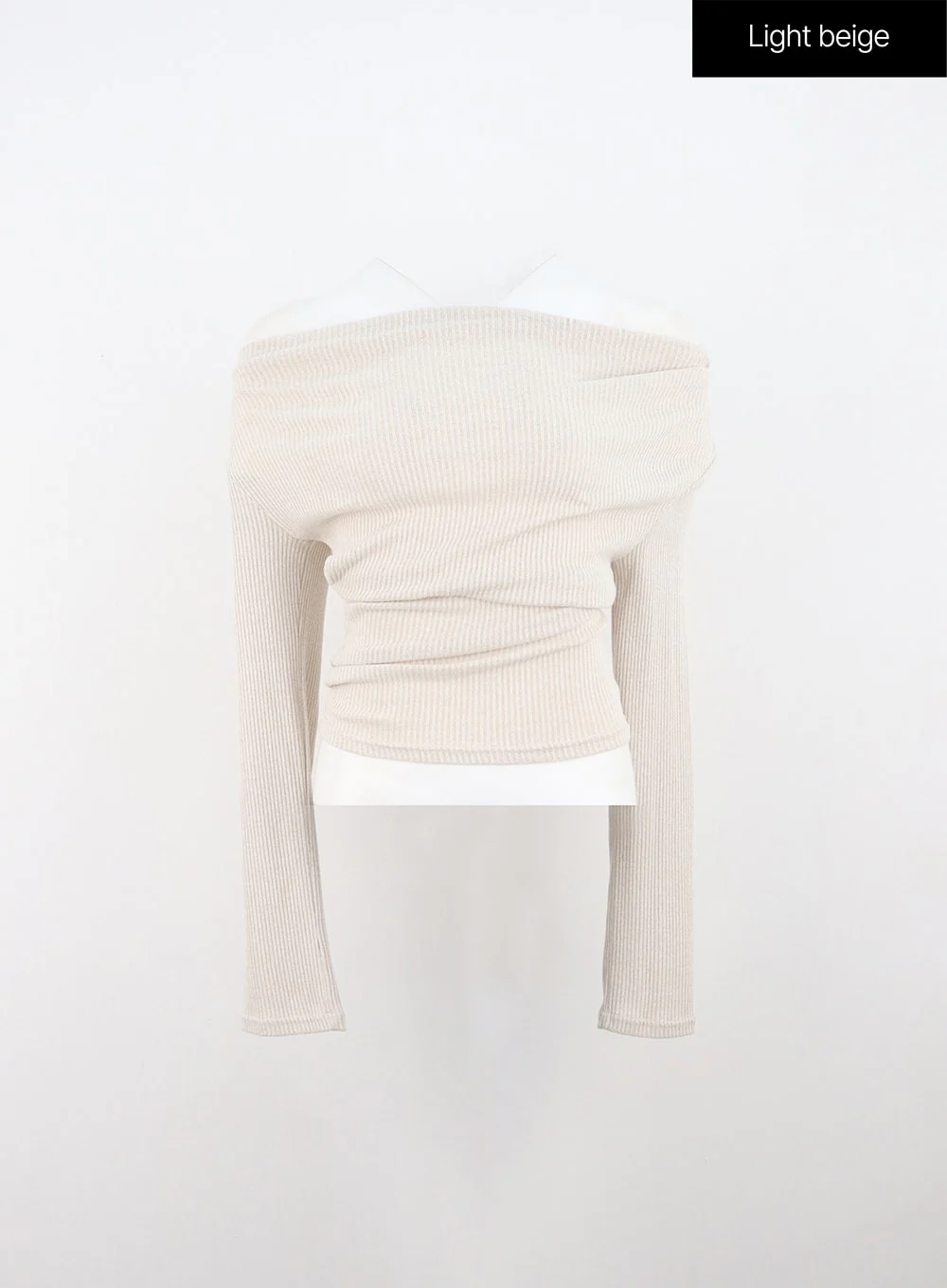 Wide Neck Off-Shoulder Tee IN308 - Image 10