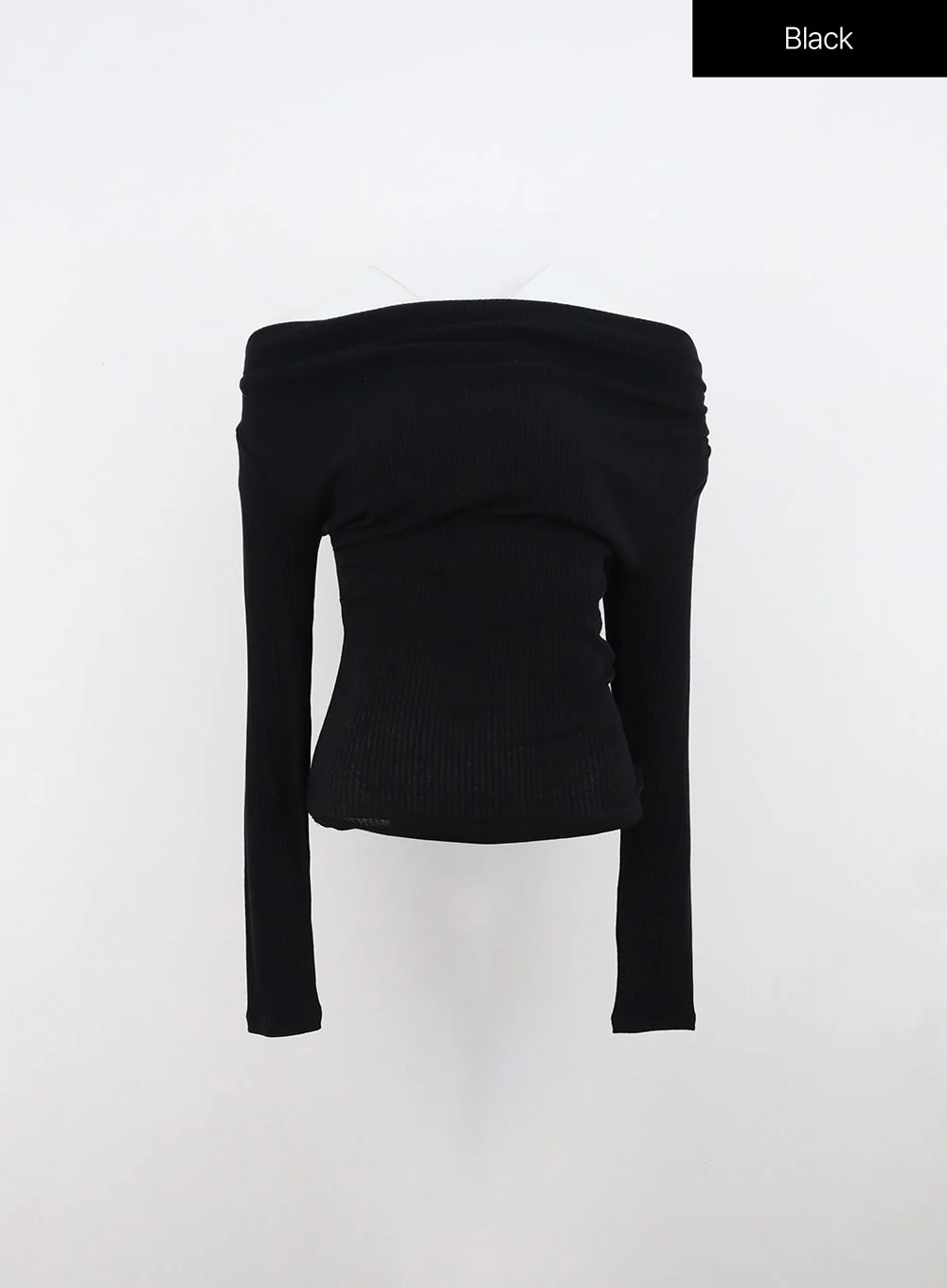 Wide Neck Off-Shoulder Tee IN308 - Image 11
