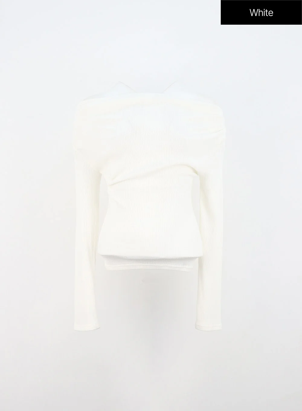 Wide Neck Off-Shoulder Tee IN308 - Image 8